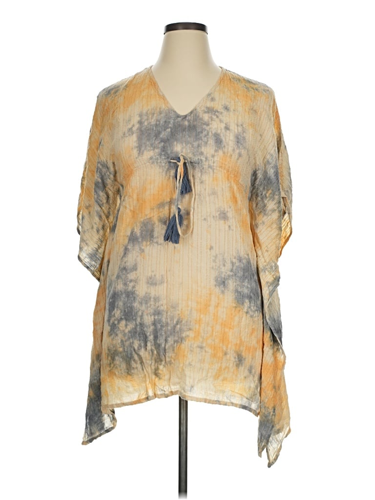 Pre-owned Becca By Rebecca Virtue Casual Dress In Yellow