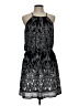Bisou Bisou 100% Polyester Paisley Black Cocktail Dress Size 10 - photo 1