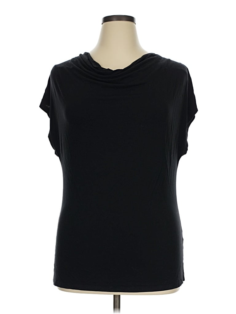 Pre-owned Saint + Sofia Sleeveless T-shirt In Black