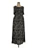 Merona 100% Rayon Print Gray Black Casual Dress Size XXL - photo 1