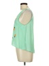 Dainty Hooligan 100% Polyester Green Sleeveless Blouse Size L - photo 5