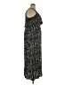 Merona 100% Rayon Print Gray Black Casual Dress Size XXL - photo 4
