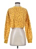 colsie Polka Dots Yellow Sweatshirt Size S - photo 1