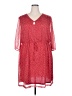 Old Navy 100% Polyester Hearts Red Casual Dress Size XXL - photo 1