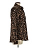 Unbranded Animal Print Brown Long Sleeve Blouse Size L - photo 4