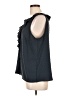 LC Lauren Conrad 100% Polyester Black Sleeveless Blouse Size L - photo 5