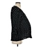Pink Blush 100% Rayon Black 3/4 Sleeve Blouse Size S - photo 4