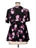Torrid Black Short Sleeve Blouse Size 1X Plus (1) - photo 2