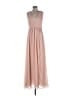 Lulus 100% Polyester Tan Pink Cocktail Dress Size M - photo 1
