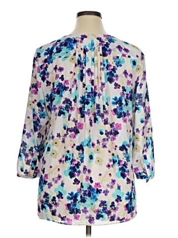 Not Your Daughter's Jeans 3/4 Sleeve Blouse (view 2)