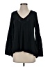 Free People Black Long Sleeve Blouse Size XS - photo 1
