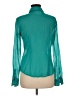 Aeropostale Teal Long Sleeve Blouse Size M - photo 2