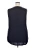 Papermoon 100% Polyester Black Sleeveless Blouse Size 2X - photo 2