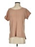 Hem & Thread Tan Short Sleeve Top Size S - photo 1
