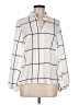 Shein White Long Sleeve Blouse Size M - photo 1
