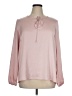 Kasper 100% Polyester Pink Long Sleeve T-Shirt Size XL - photo 1