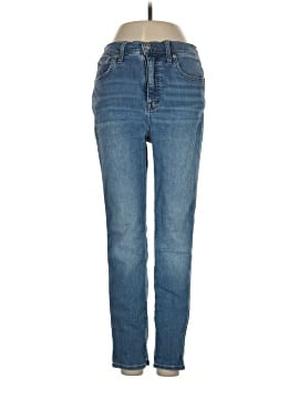 Madewell 10" High-Rise Skinny Crop Jeans in Welling Wash: Summerweight Edition (view 1)