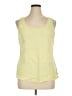 Kate Hill 100% Linen Yellow Tank Top Size XL - photo 1