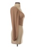 Shein Tan Long Sleeve Blouse Size 2 - photo 4