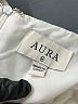 Aura Solid White Cocktail Dress Size M - photo 7