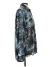 Assorted Brands Print Blue Long Sleeve Blouse Size L - photo 4