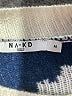 NA-KD Animal Print Ivory Pullover Sweater Size M - photo 7
