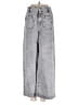 Zara Chevron-herringbone Gray Jeans Size 0 - photo 1