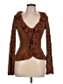 Bailey Rose Brown Long Sleeve Blouse Size L - photo 1