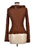 Bailey Rose Brown Long Sleeve Blouse Size L - photo 2