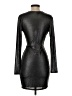 Aqua Metallic Black Cocktail Dress Size XS - photo 2