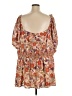 Torrid 100% Polyester Brown Casual Dress Size 5X Plus (6) - photo 2