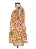 Pleione 100% Polyester Yellow Sleeveless Blouse Size L - photo 5