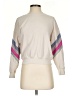 Hippie Rose Color Block Ivory Tan Sweatshirt Size XS - photo 1