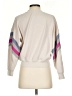 Hippie Rose Color Block Ivory Tan Sweatshirt Size XS - photo 2
