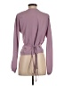 Wilfred 100% Polyester Purple Long Sleeve Blouse Size XS - photo 2