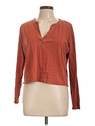 Melrose and Market Long Sleeve Henley (view 1)