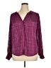 Chico's Purple Long Sleeve Blouse Size XL - photo 1