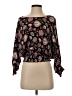 1.State 100% Rayon Black 3/4 Sleeve Blouse Size S - photo 1