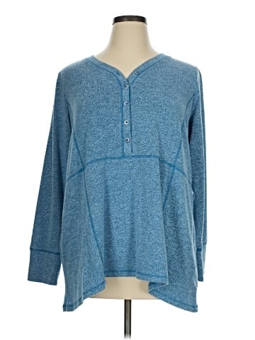 LOGO by Lori Goldstein Pullover Sweater (view 1)