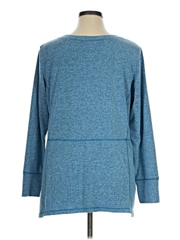 LOGO by Lori Goldstein Pullover Sweater (view 2)