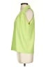 Diane von Furstenberg 100% Polyester Green Sleeveless Blouse Size P (petite) - photo 5