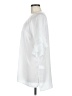 Suzanne Betro 100% Polyester White Short Sleeve Blouse Size M - photo 5