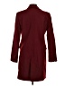 Zara Burgundy Wool Coat Size S - photo 2