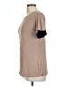 Sarin Mathews Tan Short Sleeve Top Size L - photo 5