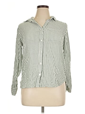 Velvet Heart Long Sleeve Button-Down Shirt (view 1)
