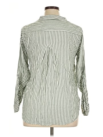Velvet Heart Long Sleeve Button-Down Shirt (view 2)