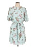 Sage Collective 100% Polyester Floral Blue Casual Dress Size 12 - photo 1