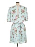 Sage Collective 100% Polyester Floral Blue Casual Dress Size 12 - photo 2