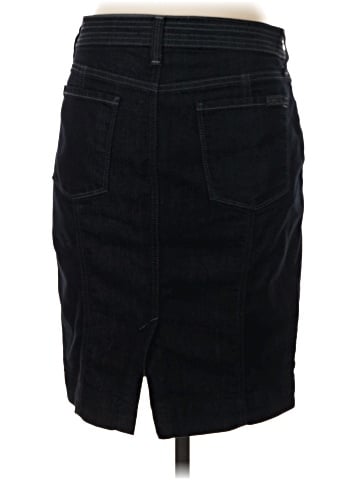 7 For All Mankind Denim Skirt (view 2)