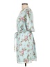 Sage Collective 100% Polyester Floral Blue Casual Dress Size 12 - photo 5